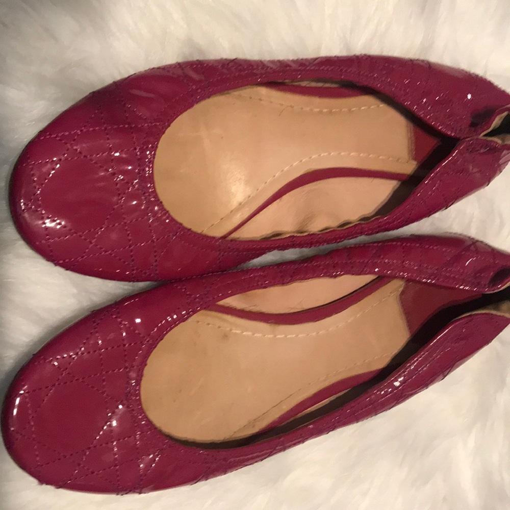 Christian Dior patten leather flats